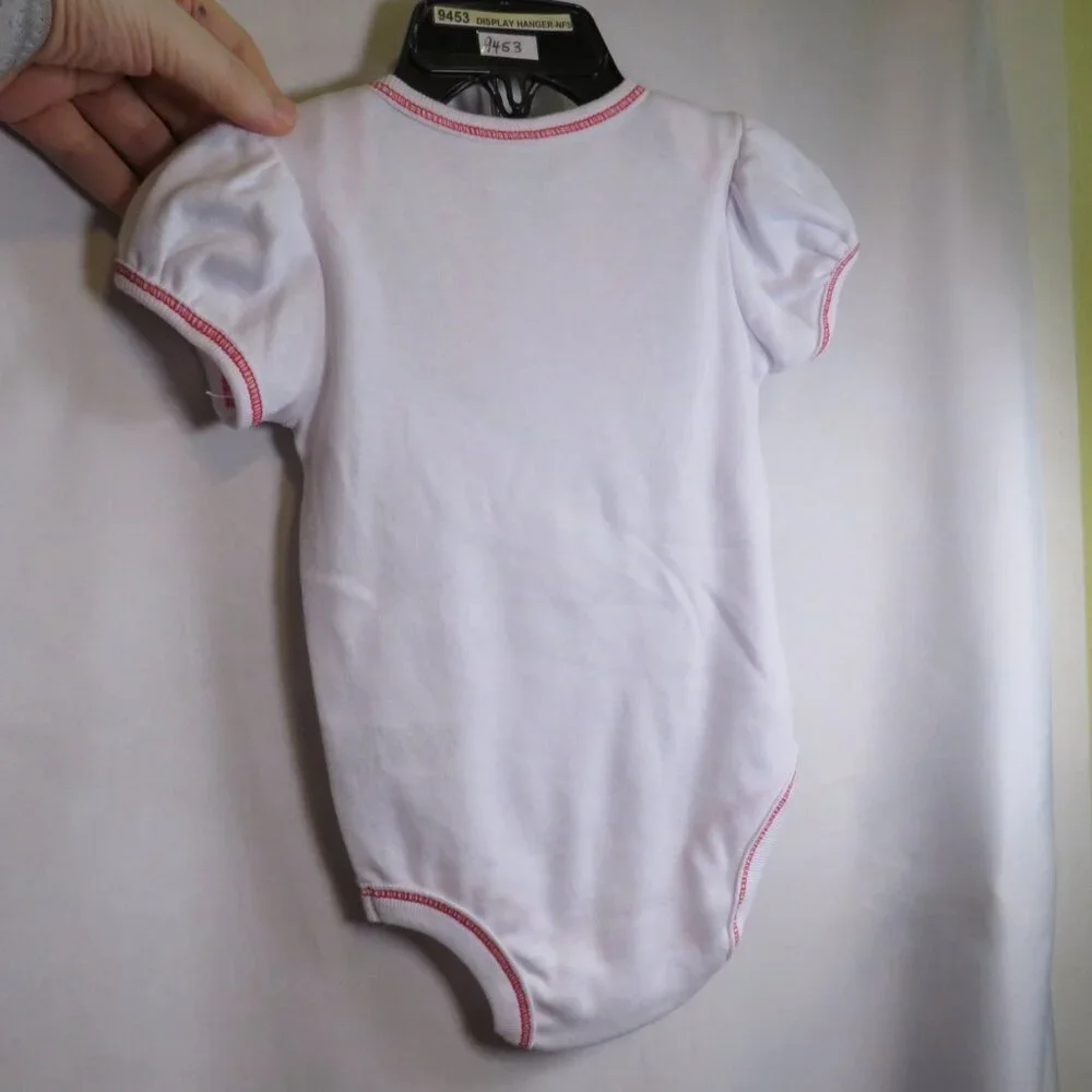 Baby Minnie Mouse Disney 2pc bodysuit & leggings 3-6mts glittered, tulle accent